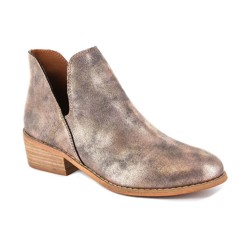 Corkys Boutique Wayland Bronze Ankle Boots Booties Sz 7